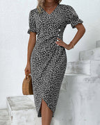 Charlene™ | Fresh Bloom V-Neck Dress