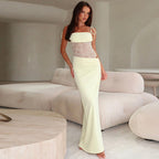 Felicia™ | Long Dress with Lace Detail