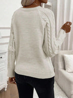 Betsy™ | Button-Detail Cable Jumper