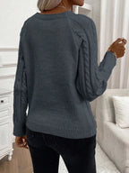 Betsy™ | Button-Detail Cable Jumper