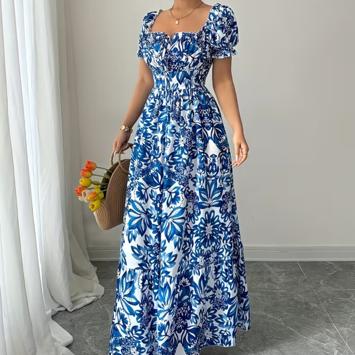 Golden Breeze Everyday Comfort Dress