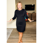 Alayah™ | Comfortable Long Sleeve Round Neck Dress