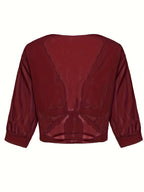 Pearl | Women's Sheer Tie Front Cardigan Open Front Cover Up