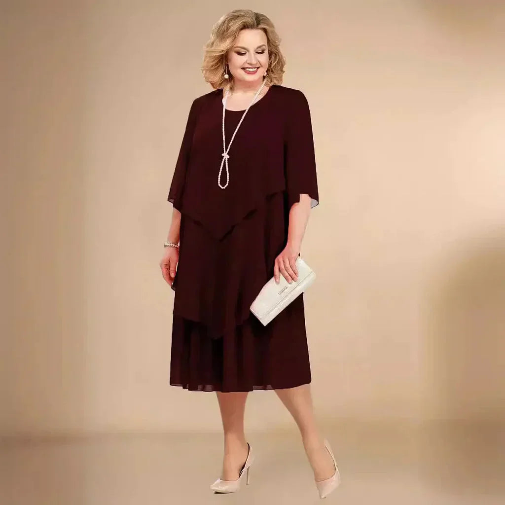 Ellen™ | Elegant Chiffon Dress