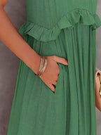 Courtney™ | Elegant Sleeveless Dress with Ruffles