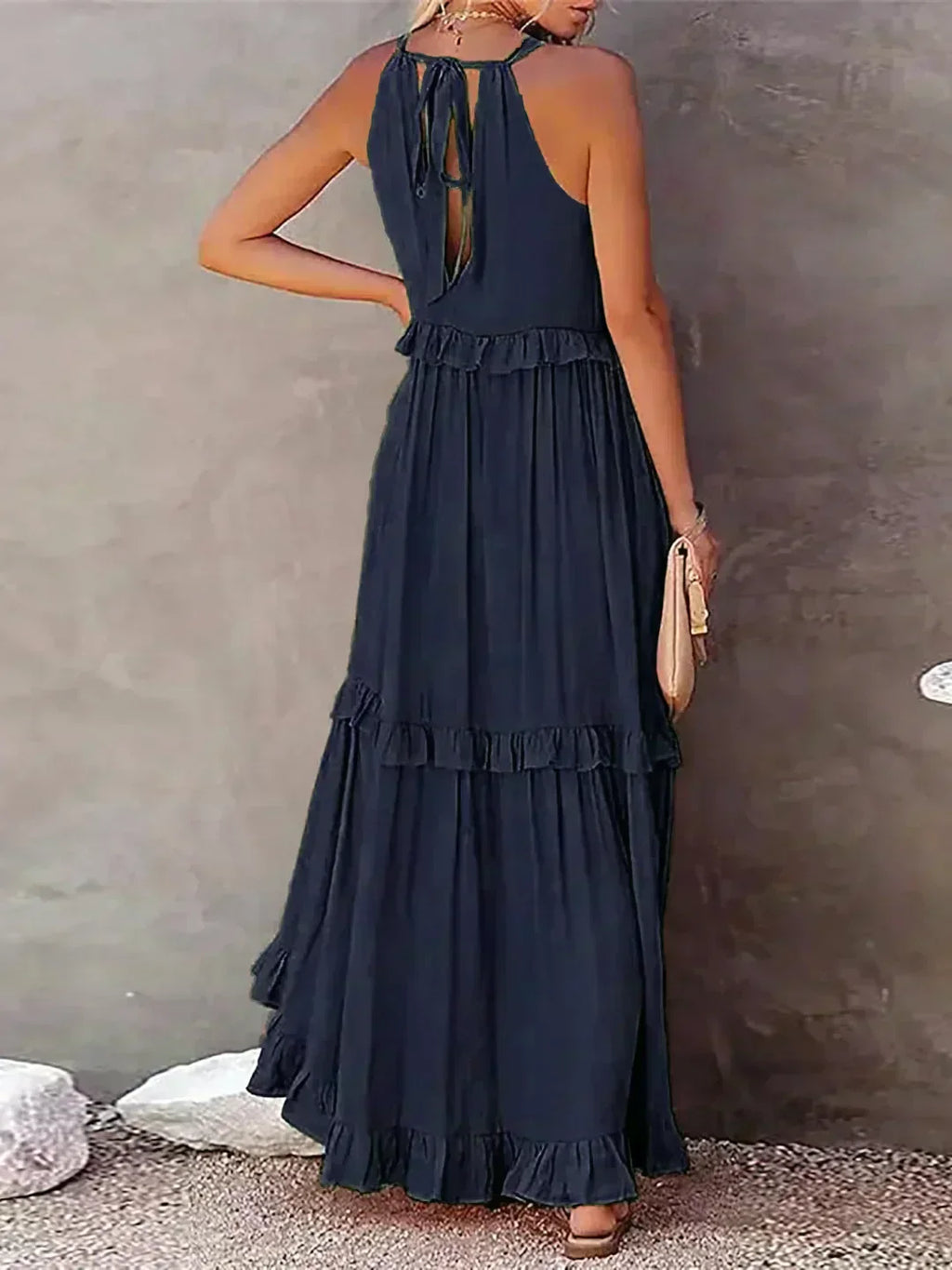 Courtney™ | Elegant Sleeveless Dress with Ruffles