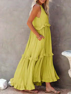 Courtney™ | Elegant Sleeveless Dress with Ruffles