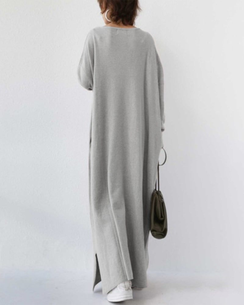 Harriet™ | Elegant Winter Maxi Dress for Women with Long Sleeves