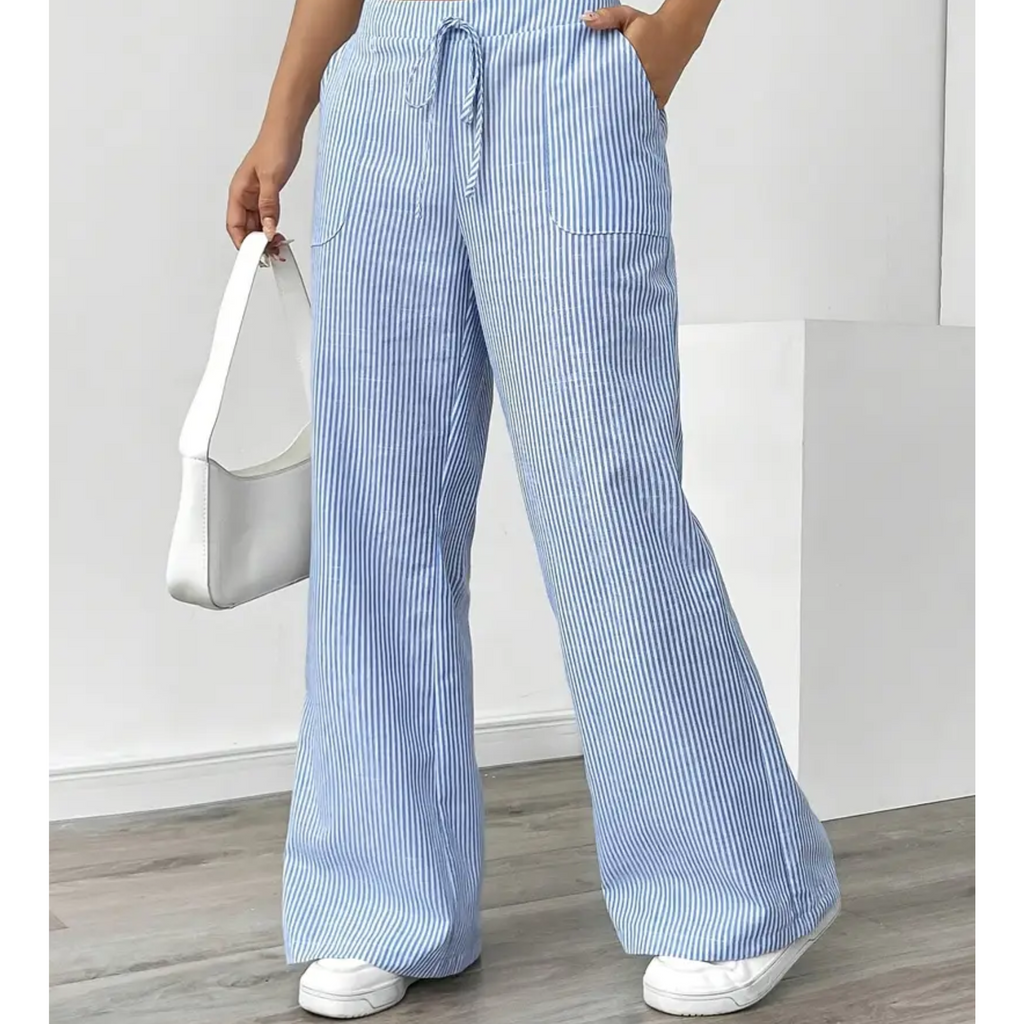 Amber™ | Striped Pant With Pockets