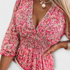 Linda™ | Floral Puff Sleeve Dress for Women
