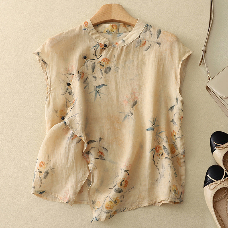 Amanda™ | Vintage Sleeveless Top
