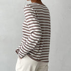 Dana™ | Elegant Striped Summer T-Shirt