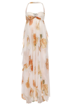 Gwen™ | Elegant Halter Maxi Dress