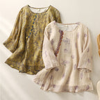 Noy™ | Floral Relaxed Blouse