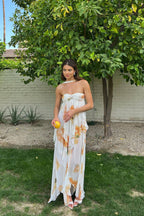 Gwen™ | Elegant Halter Maxi Dress