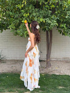 Gwen™ | Elegant Halter Maxi Dress