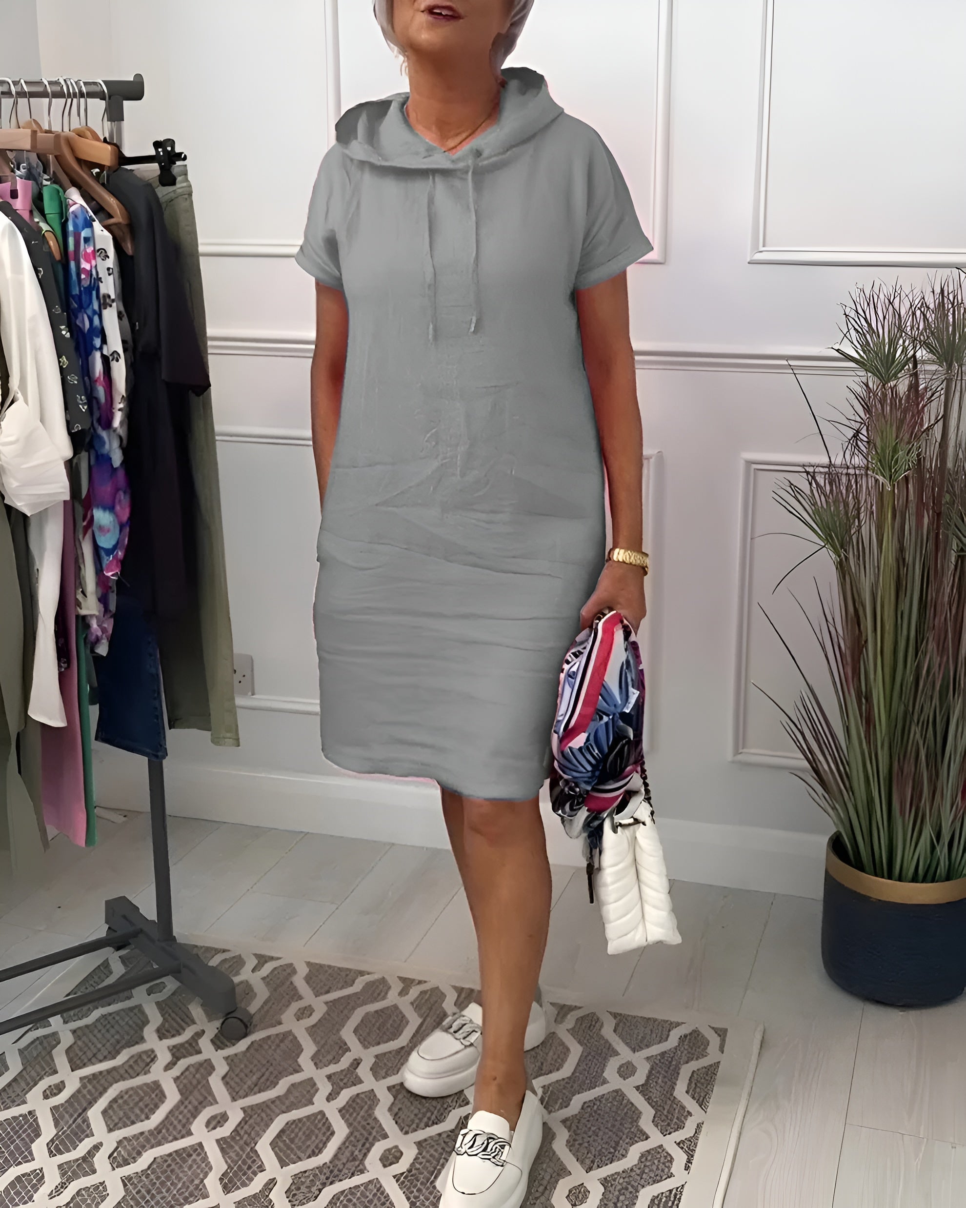 Tina™ | Relaxed Hoodie Dress