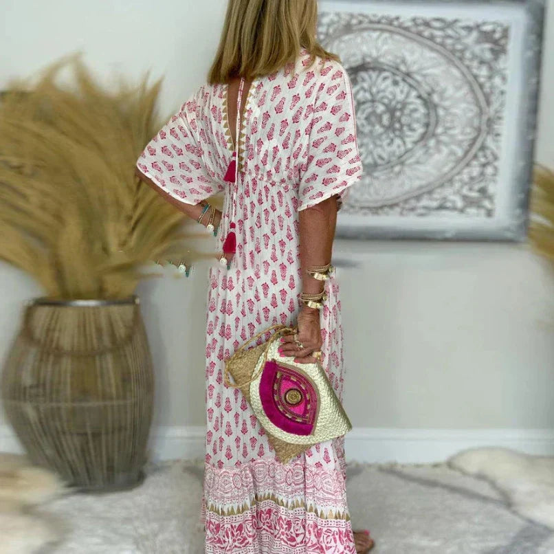 Autumn™ | Boho Print Maxi Dress