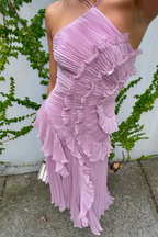 Estelle™ | Elegant Halter Dress