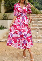 Monica™ | Elegant Floral Dress