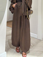 Maribel™ | Jacket + Drawstring Pants Casual Two-piece Suit