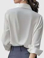 Reese | Women's Elegant Button Down Shirt with Concealed Placket