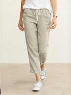 Harper | Women's Casual Drawstring Straight-Leg Casual Pants