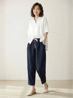Harper | Women's Casual Drawstring Straight-Leg Casual Pants
