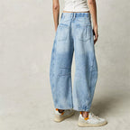 Barrel | Women's High Waist Barrel Leg Jeans Relaxed Fit Denim