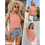 Nora™ | Sleeveless Top with Square Neckline