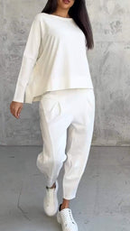 Nora | Women's 2 Piece Lounge Set Long Sleeve Top and Pants