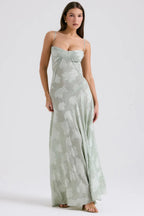 Gretchen™ | Long Summer Dress with Open Back and Adjustable Straps