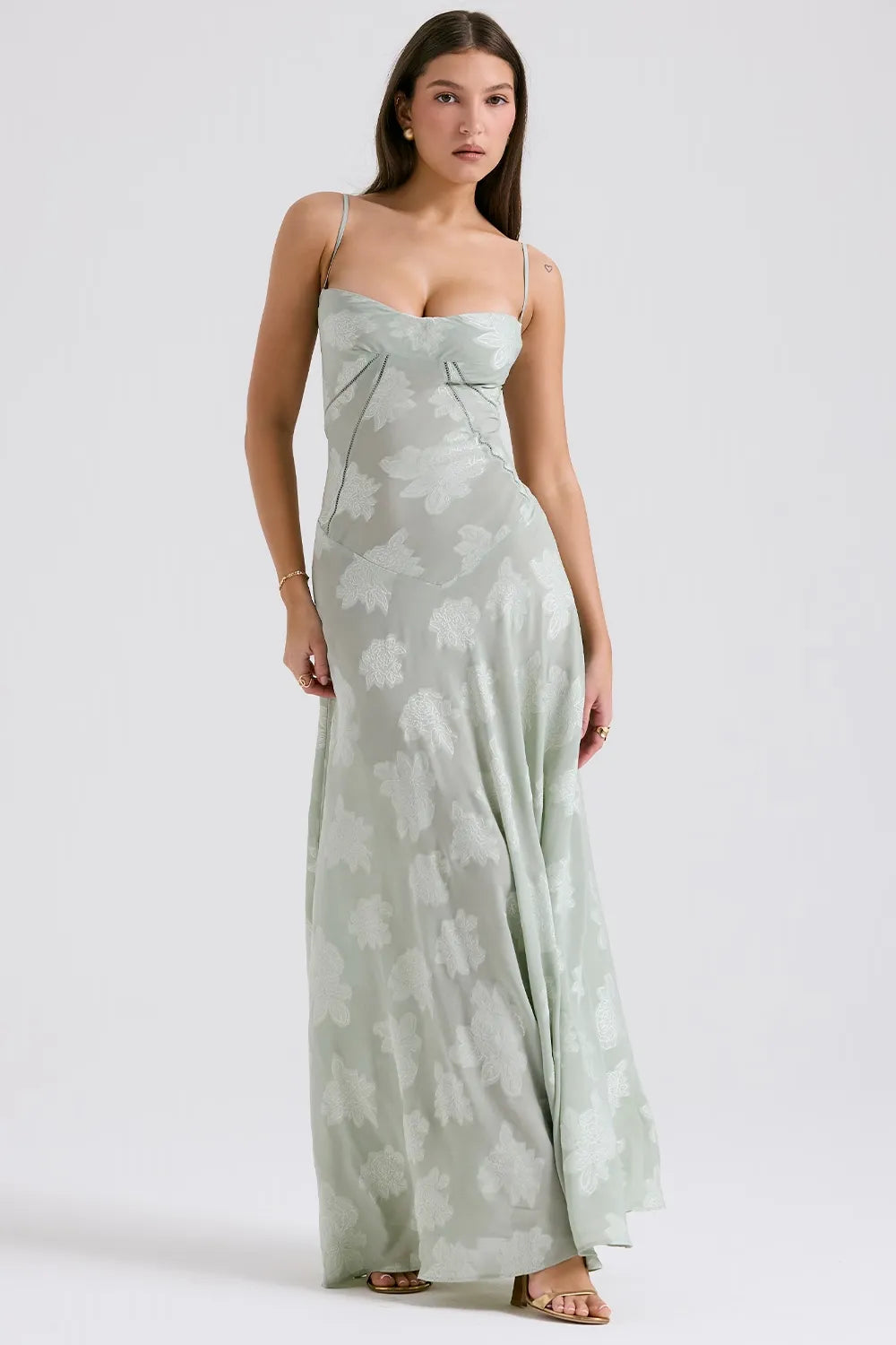 Gretchen™ | Long Summer Dress with Open Back and Adjustable Straps